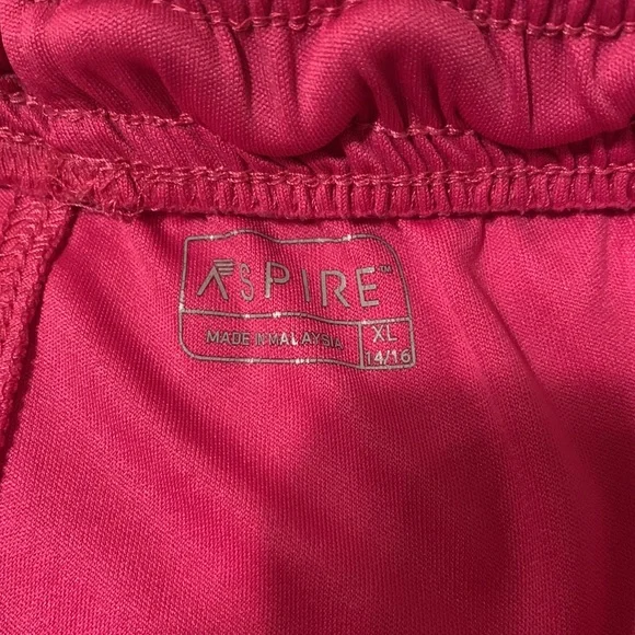 Pink Kids Aspire Athletic Shorts - Picture 2 of 5